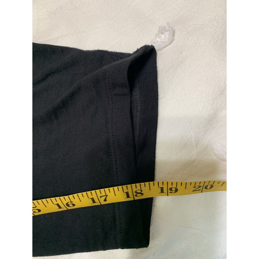 Rose & Olive 3X Black Floral Peasant Tunic Top Roll Tab Sleeve Lace Edging Boho - Picture 6 of 10